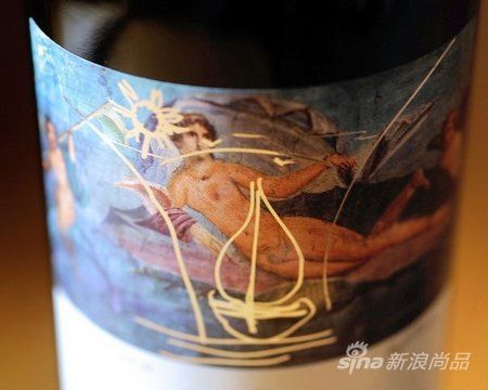 美国艺术家设计木桐酒庄2010年份酒标