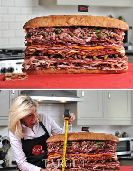全球最大的三明治