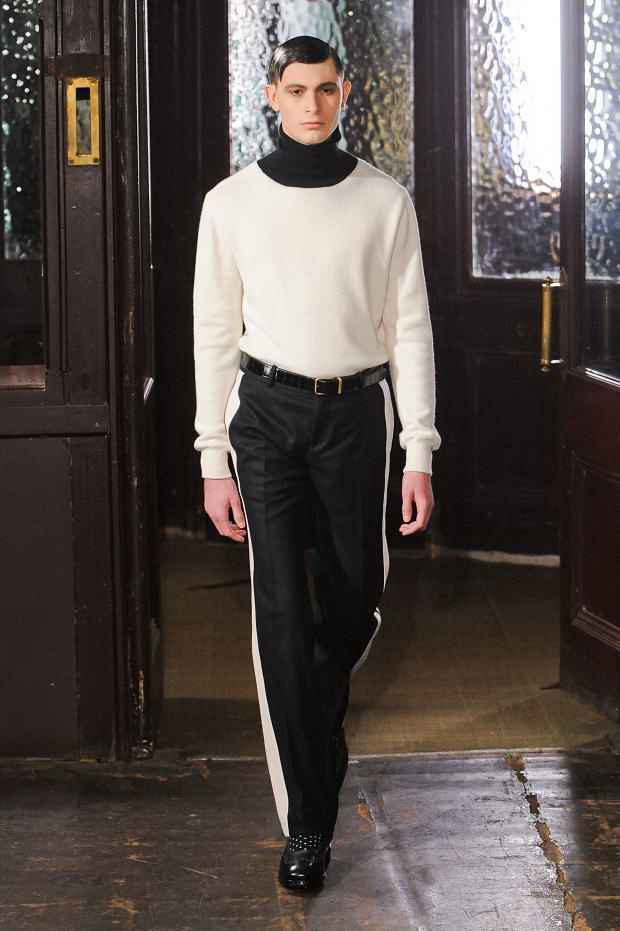 Alexander McQueen 2013秋冬伦敦男装周秀场