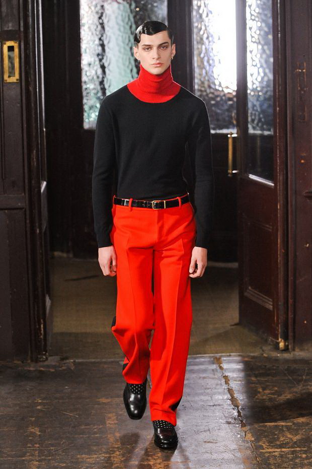 Alexander McQueen 2013秋冬伦敦男装周秀场