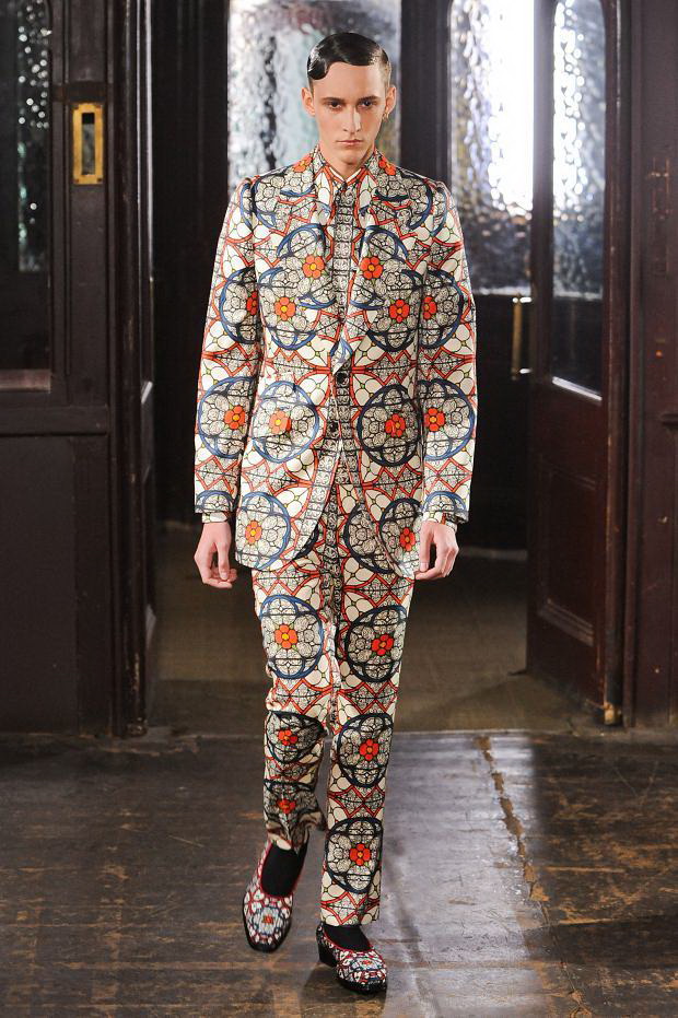 Alexander McQueen 2013秋冬伦敦男装周秀场