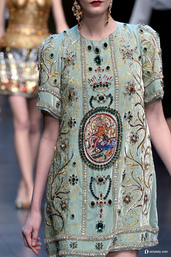 宗教艺术的魅力Dolce&Gabbana 2013秋冬