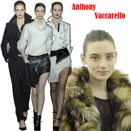 魅黑酷朗诱惑Anthony Vaccarello 2013秋冬系列