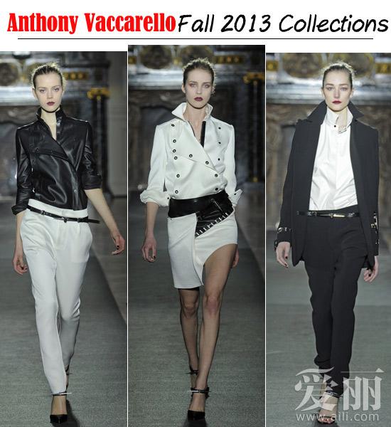 魅黑酷朗诱惑Anthony Vaccarello 2013秋冬系列