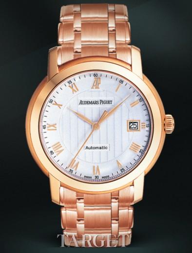爱彼Jules Audemars系列15157玫瑰金腕表