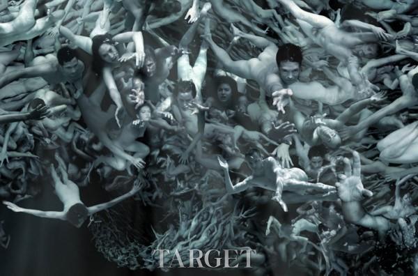Angelo Musco的创意之作 成千上万裸体拼接而成的巨幅照片