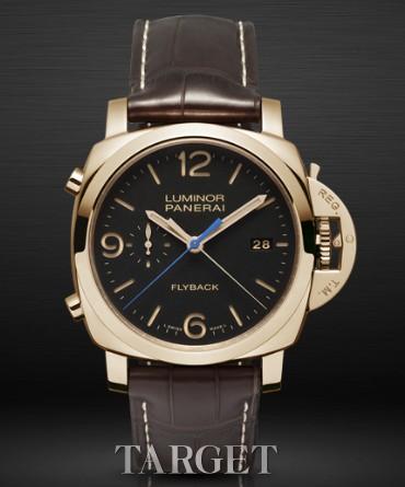 沛纳海现代系列LUMINOR 1950 3 DAYS CHRONO FLYBACK AUTOMATIC ORO ROSSO/PAM00525腕表