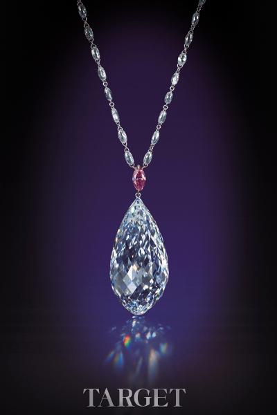 "中国之星"顶级水滴形钻石创下世界拍卖纪录