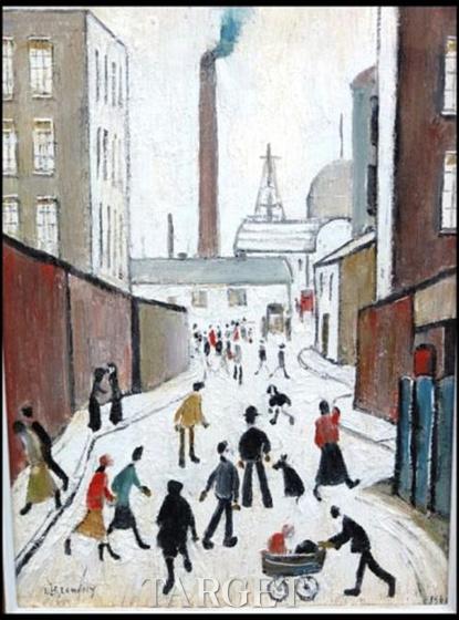 LS Lowry《工厂附近的街景》藏匿12年终将上拍