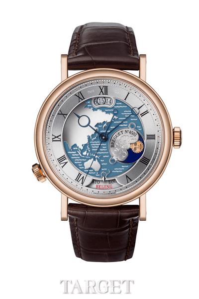 宝玑(Breguet)经典双时区腕表“北京时”纪念款