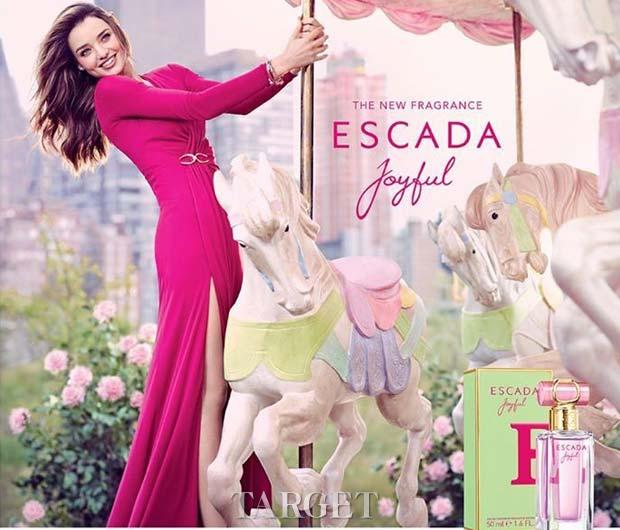 Escada发布全新香氛 米兰达·可儿甜美代言