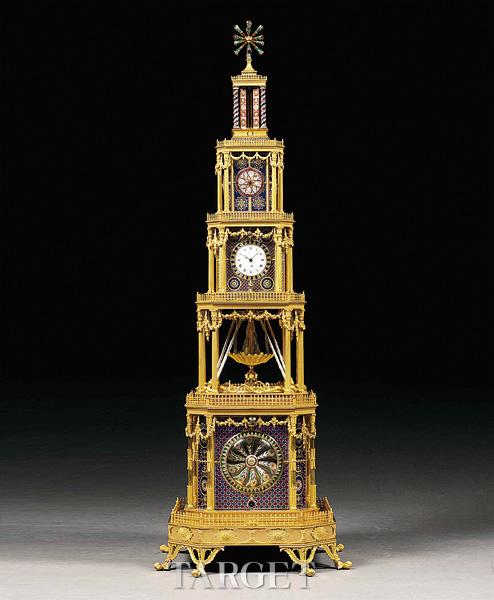 奢华富丽巧夺天工 清帝特制十八世纪座钟拍卖