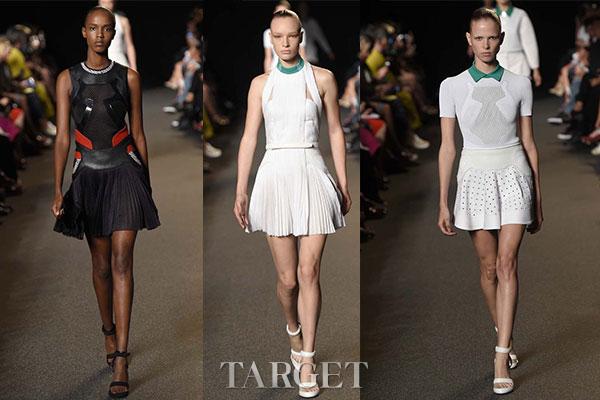 2015 SS Alexander Wang 纽约时装周 玩转条形码 