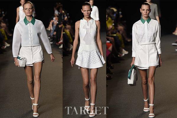 2015 SS Alexander Wang 纽约时装周 玩转条形码 