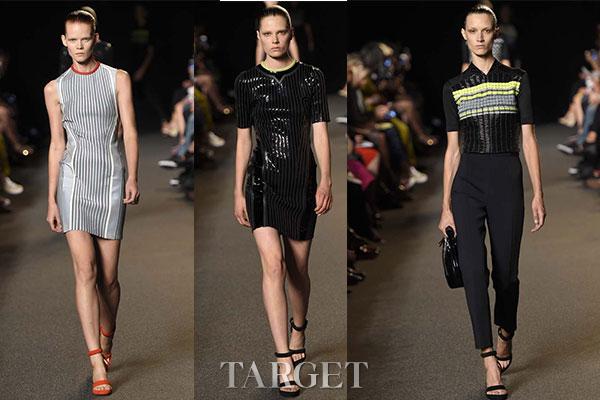 2015 SS Alexander Wang 纽约时装周 玩转条形码 