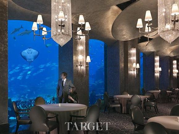 Ossiano海鲜餐厅：“与鱼共游”的迪拜水下天堂