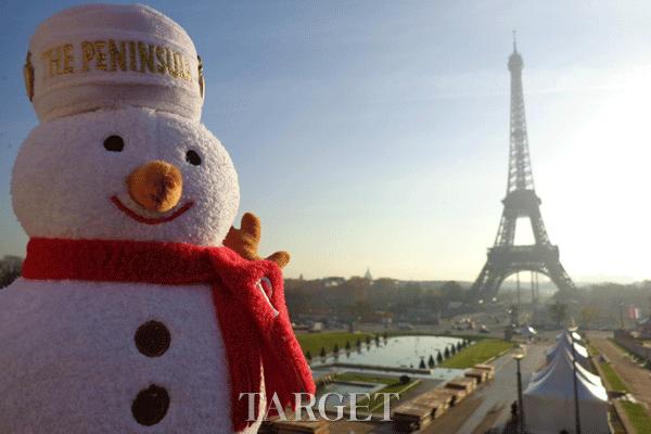 雪人门僮足迹遍世界 各地半岛酒店加添圣诞气氛