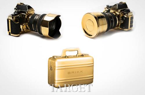 “壕”们的新玩具：24K镀金限量版Brikk Lux Nikon问世