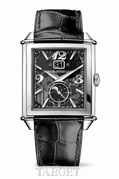 GP芝柏表重磅推出复古1945系列大日历月相腕表