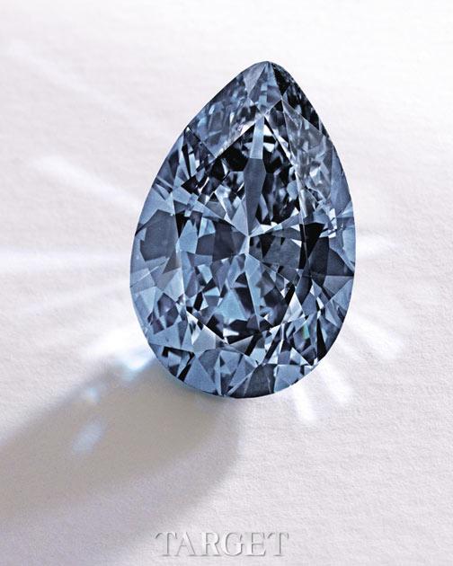 鲜彩蓝钻“The Zoe Diamond”2亿港元刷新世界纪录