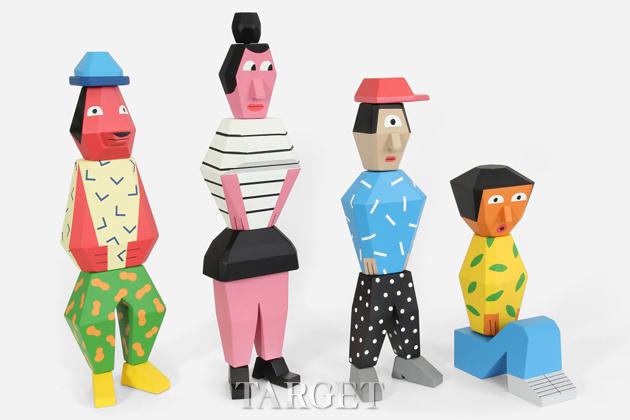 "独立"的人格色彩「People Blocks」木玩偶雕塑系列