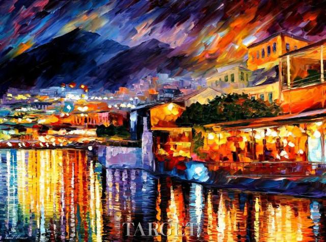 Leonid Afremov印象派色彩 天然油料的艳丽画作