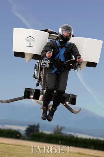 酷炫“空中摩托车” 马丁喷气背包或挑战重力极限