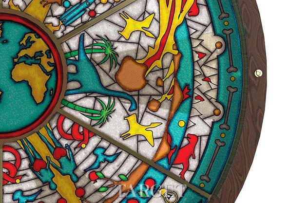 描绘生命之轮 “沙特尔”吊灯的彩色玻璃新美学