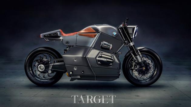 图赏BMW “实体战机”版3D概念摩托车