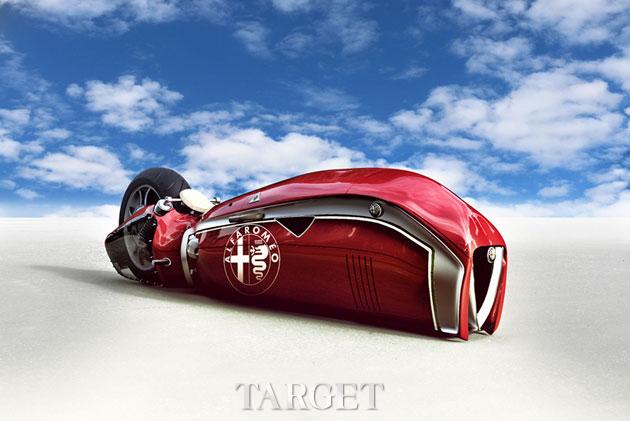 高贵冷艳的意式美学 Alfa Romeo圣灵概念摩托车