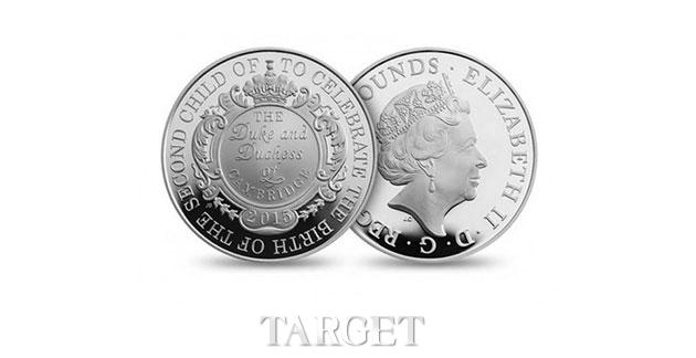 英皇家铸币局发布限量版纪念银币 纪念小公主诞生