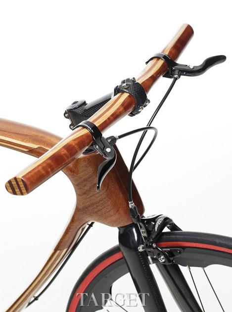 纯手工制作 首台碳纤维木框架自行车面世