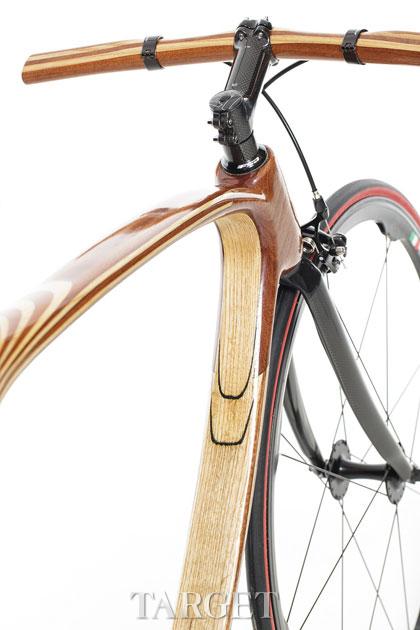 纯手工制作 首台碳纤维木框架自行车面世
