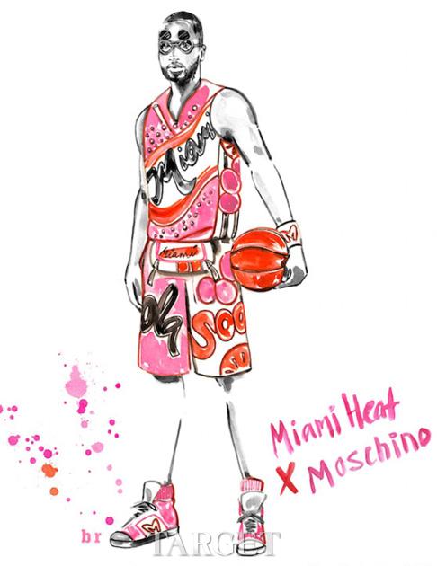 插画师梅根·莫里森手绘 NBA 时尚新球服