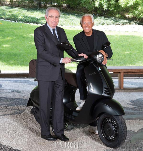Giorgio Armani携手Piaggio打造限量版摩托车