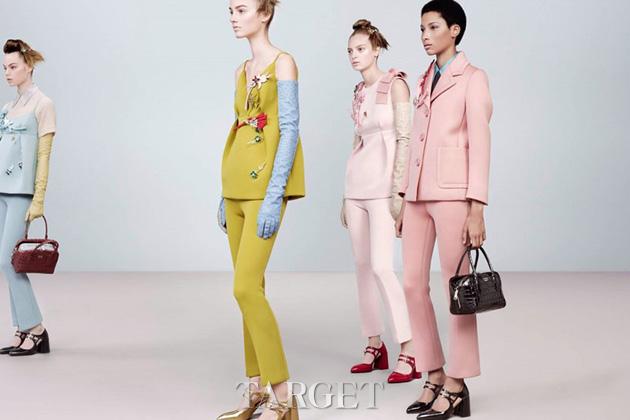 Prada 2015秋冬系列 流露摩登女性的纯美气质