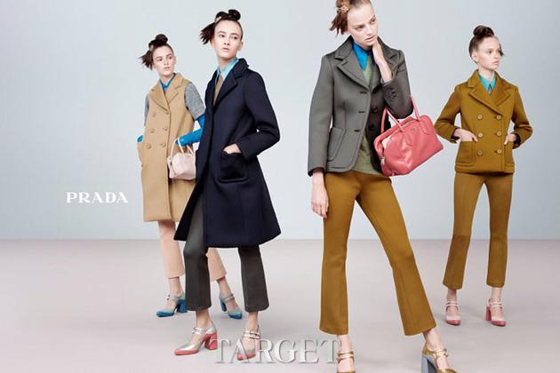 Prada 2015秋冬系列 流露摩登女性的纯美气质