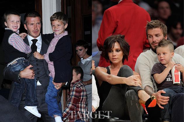 David Beckham一家是如何配衬家族发型的