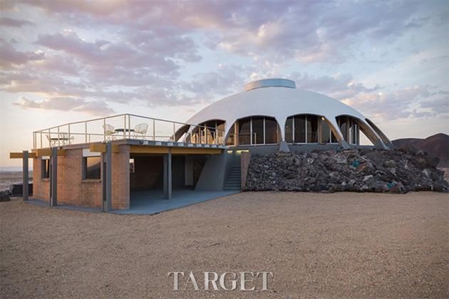 中世纪「火山屋」 360度遍览莫哈韦沙漠奇景