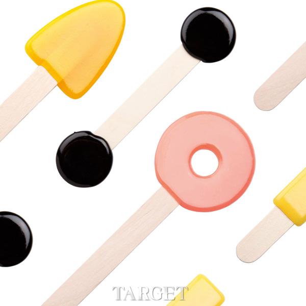 色彩鲜艳的时尚造型棒棒糖Jollypop