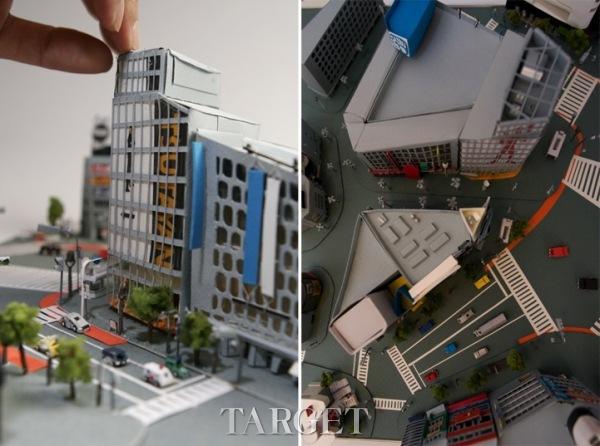 让人惊叹的日本城市微缩模型纸艺 