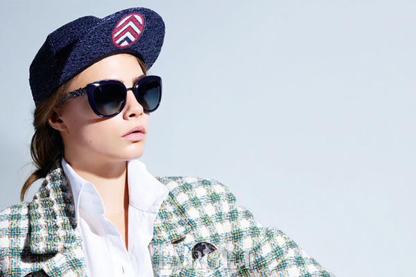 Cara Delevingne魅力演绎Chanel春季眼镜系列