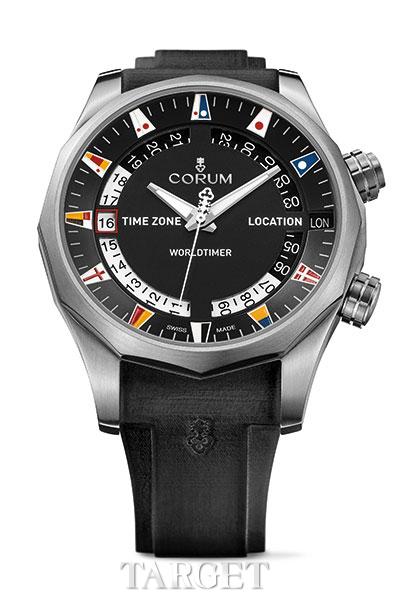 Corum昆仑表Legend 47 Worldtimer世界时间腕表