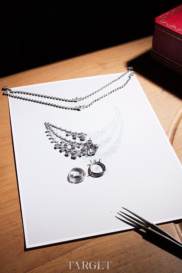 Cartier Magicien系列高级珠宝Magie Blanche项链