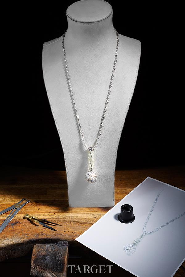Cartier Magicien系列高级珠宝Paillettes Solaires项链
