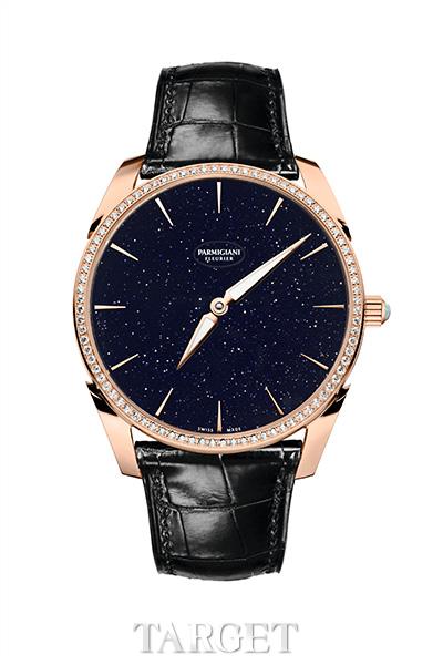 帕玛强尼Tonda 1950 Galaxy镶钻腕表：弗勒里耶的夜空精灵